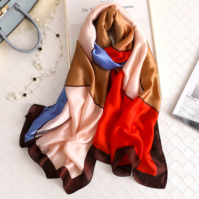 Matching colour travel sunscreen scarves Matching colour travel sunscreen scarves