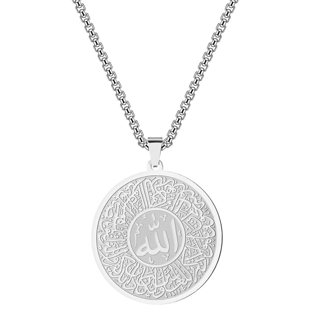 Men Calligraphy Necklace Accessories Jewellery Men Calligraphy Necklace Accessories Jewellery