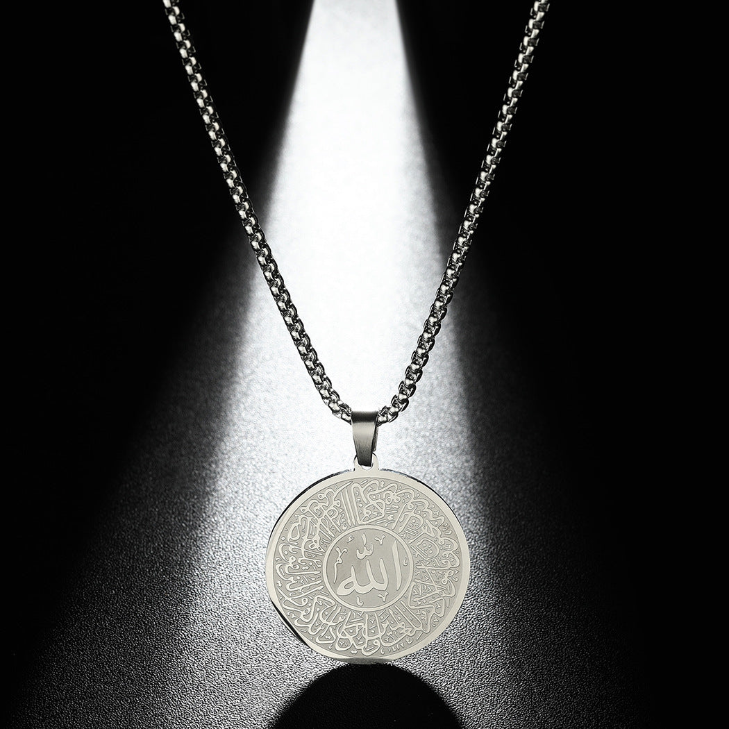 Men Calligraphy Necklace Accessories Jewellery Men Calligraphy Necklace Accessories Jewellery