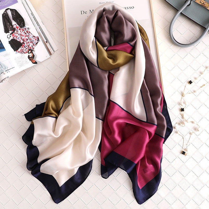 Matching colour travel sunscreen scarves Matching colour travel sunscreen scarves